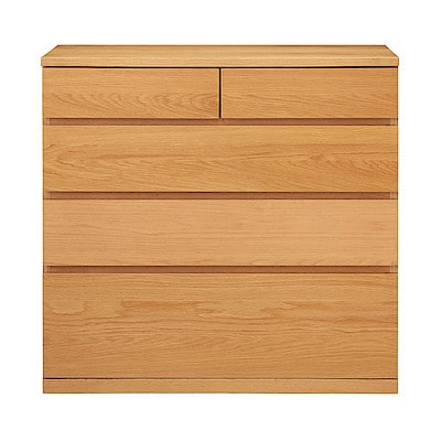 木製チェスト４段・オーク材