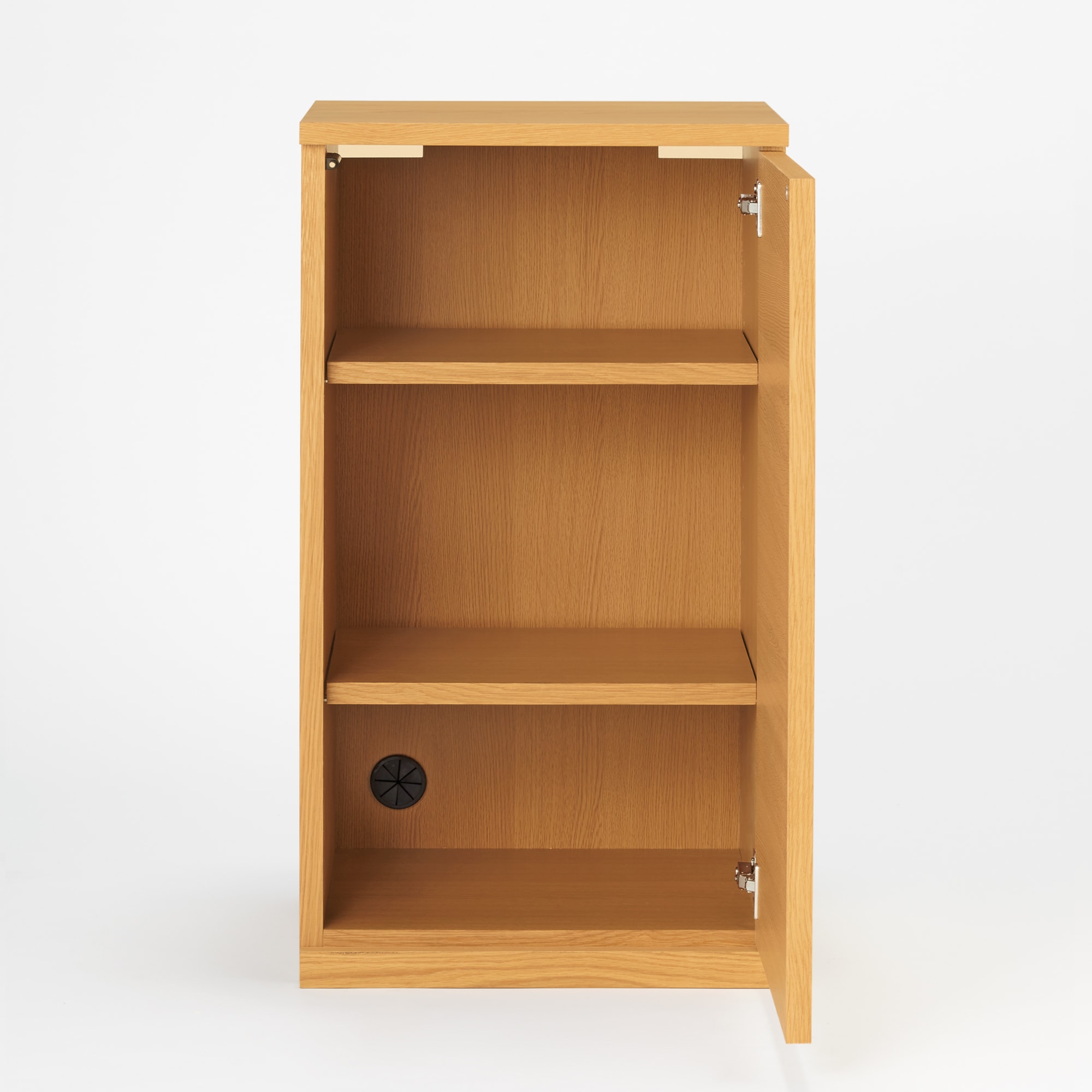 木製キャビネット・木扉・スリム・オーク材