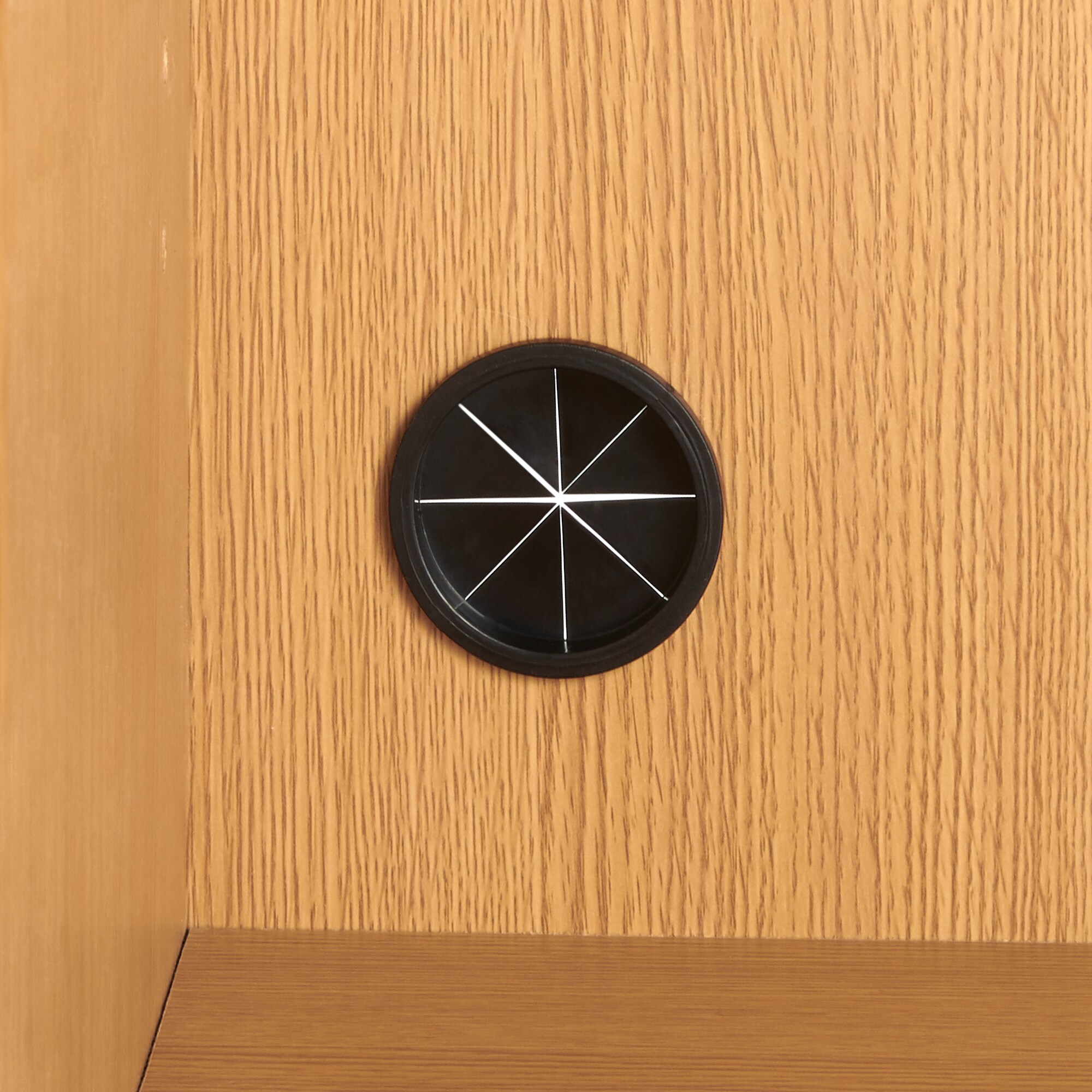 木製キャビネット・木扉・スリム・オーク材