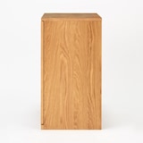 木製キャビネット・ガラス扉・オーク材