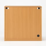 木製キャビネット・ガラス扉・オーク材