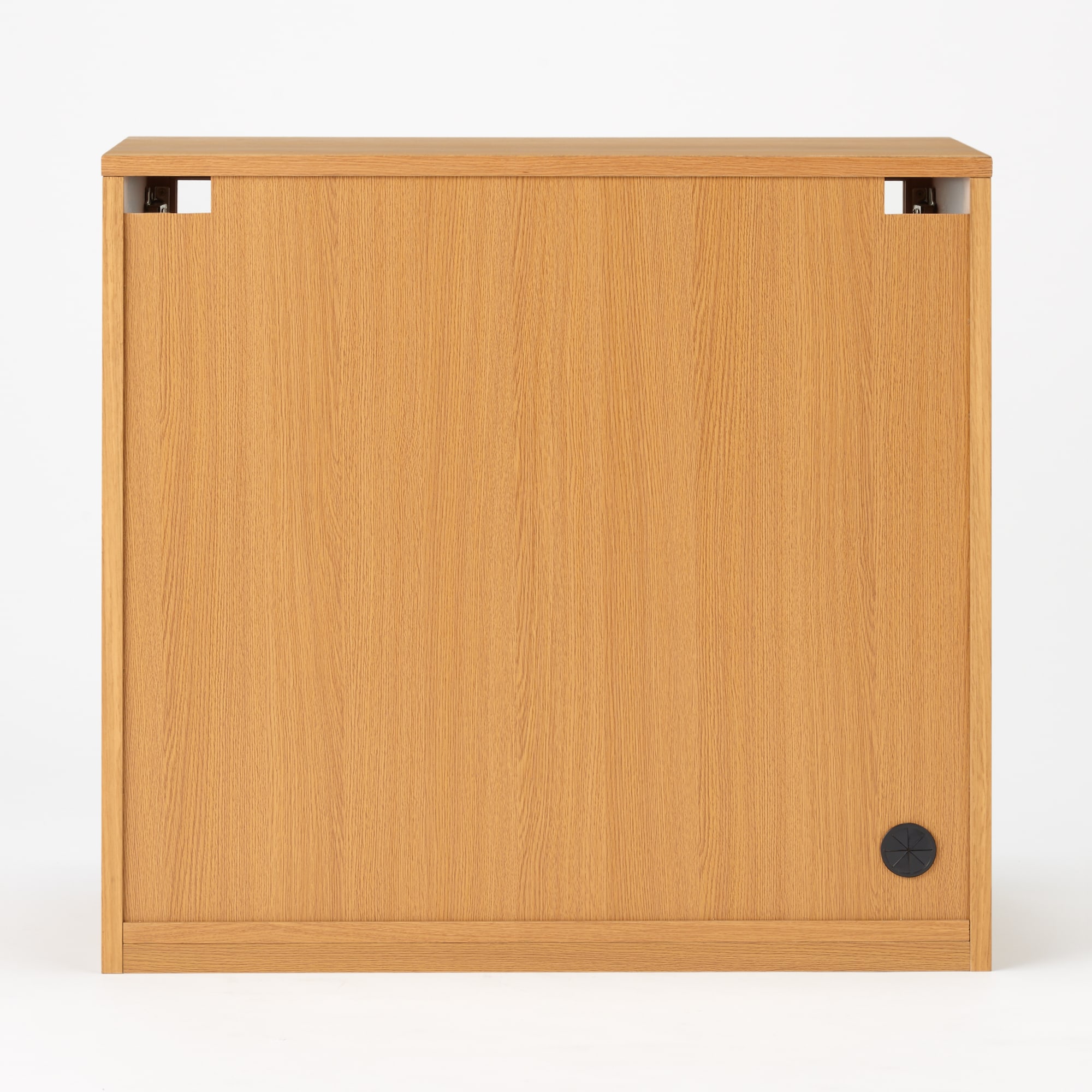 木製キャビネット・ガラス扉・オーク材