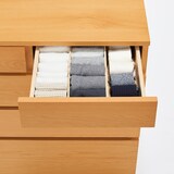 木製チェスト４段・ウォールナット材