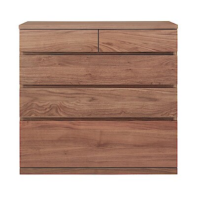 木製チェスト４段・ウォールナット材