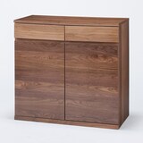 木製キャビネット・木扉・ウォールナット材