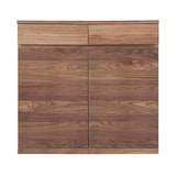 木製キャビネット・木扉・ウォールナット材