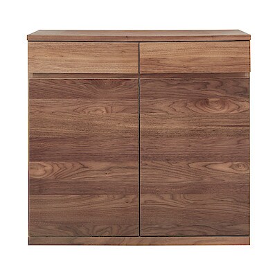 木製キャビネット・木扉・ウォールナット材