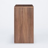 木製キャビネット・ガラス扉・ウォールナット材