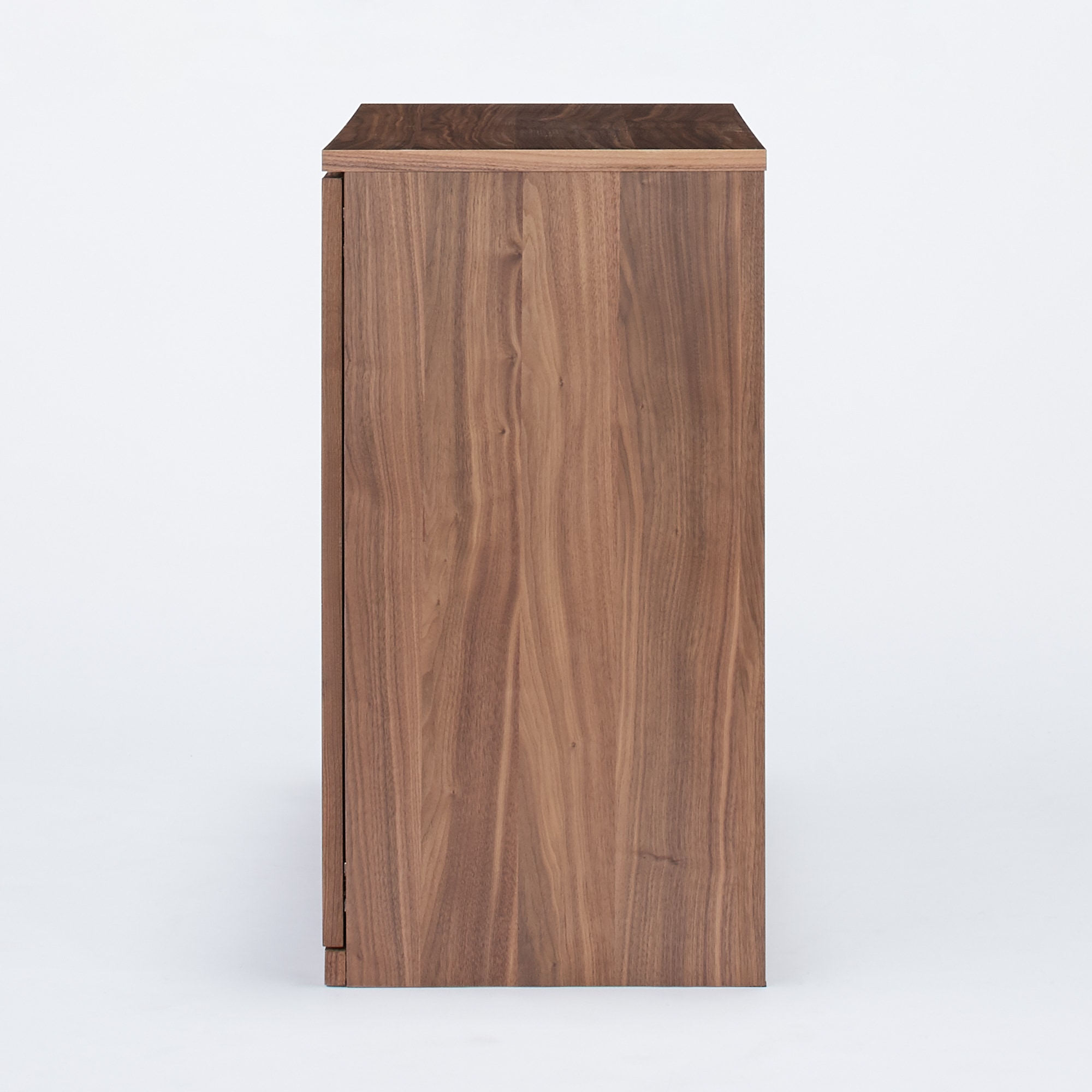 木製キャビネット・ガラス扉・ウォールナット材