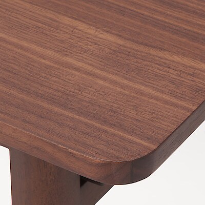 木製ローテーブル・ウォールナット材 幅１１０×奥行５５×高さ３５ｃｍ 