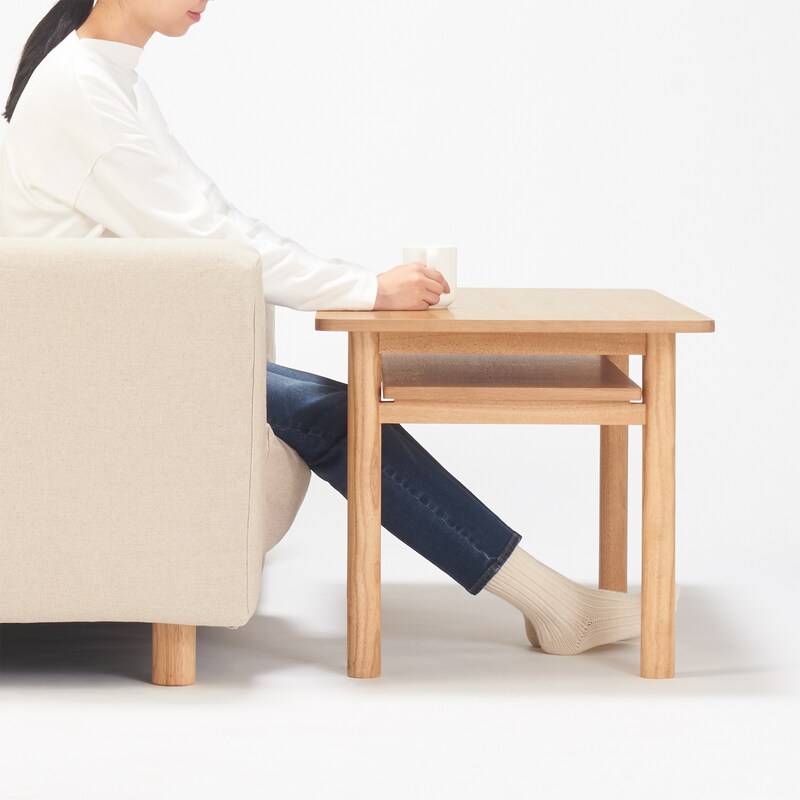 木製ミドルテーブル・オーク材 | 無印良品 