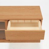 木製ＡＶラック・幅１１０ｃｍ・オーク材