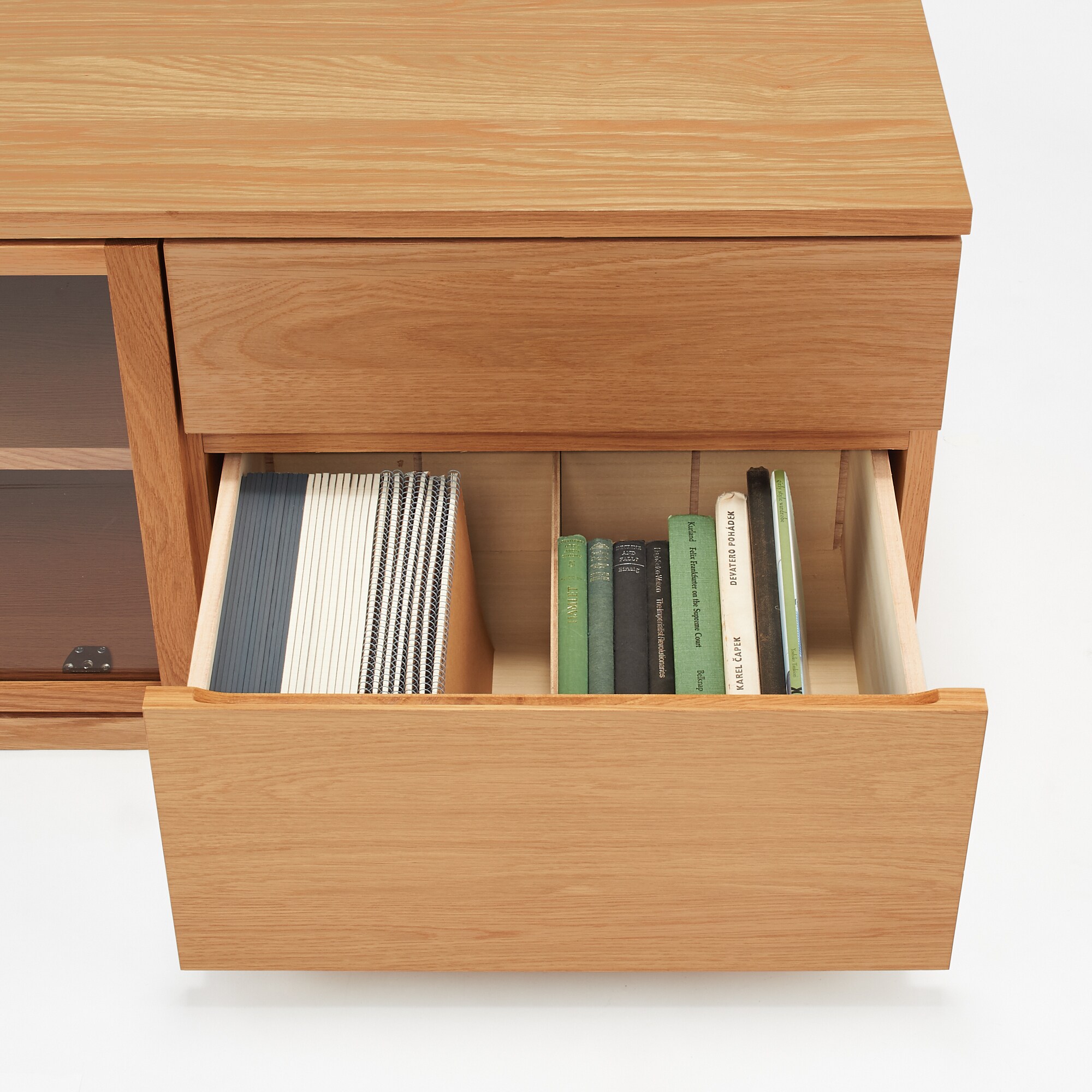 木製ＡＶラック・幅１１０ｃｍ・オーク材