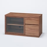 木製ＡＶラック・幅９０ｃｍ・ウォールナット材