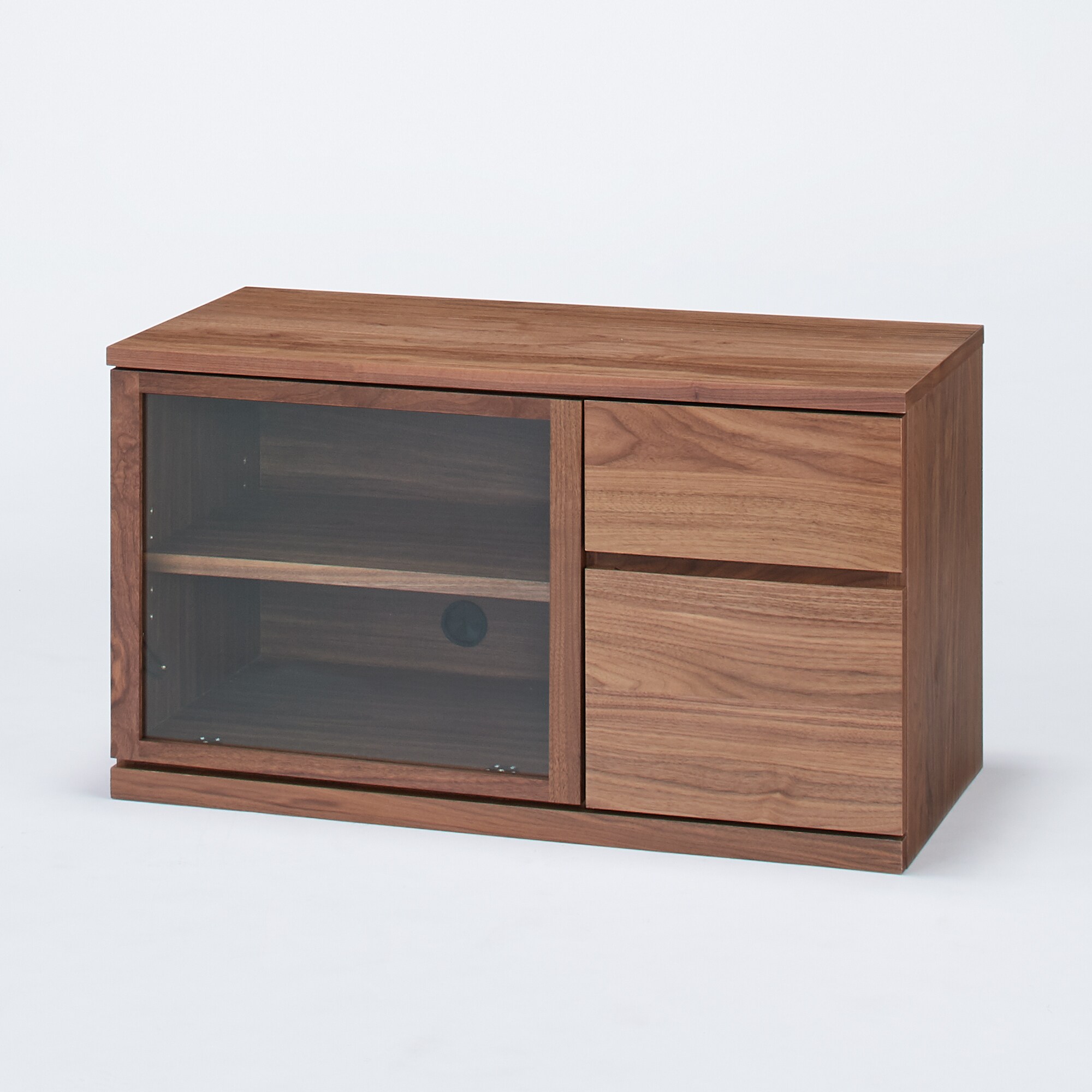 木製ＡＶラック・幅９０ｃｍ・ウォールナット材