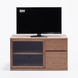 木製ＡＶラック・幅９０ｃｍ・ウォールナット材