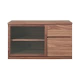 木製ＡＶラック・幅９０ｃｍ・ウォールナット材