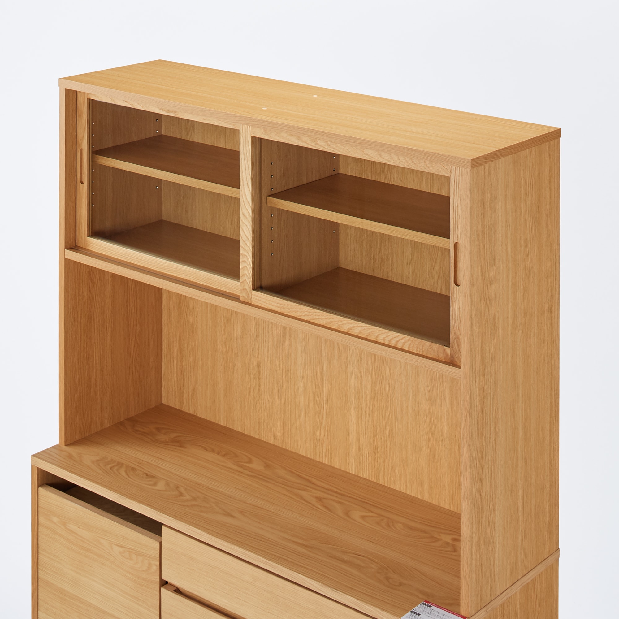 木製カップボード・幅１２０ｃｍ・ウォールナット材