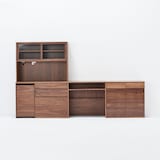 木製カップボード・幅１２０ｃｍ・ウォールナット材