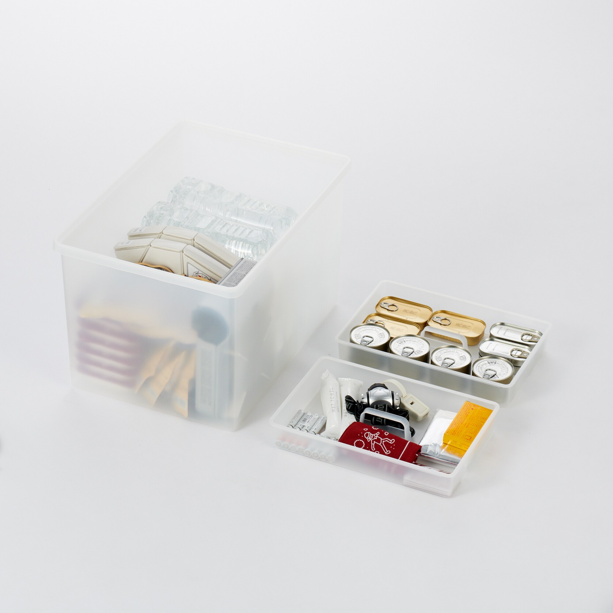 無印良品　箱　セット ポリプロピレン 収納ボックス 大 | 無印良品