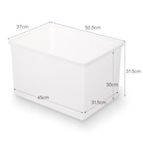 ポリプロピレン収納ボックス・ワイド・深