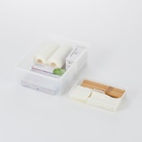 ポリプロピレン収納ボックス・ワイド・中