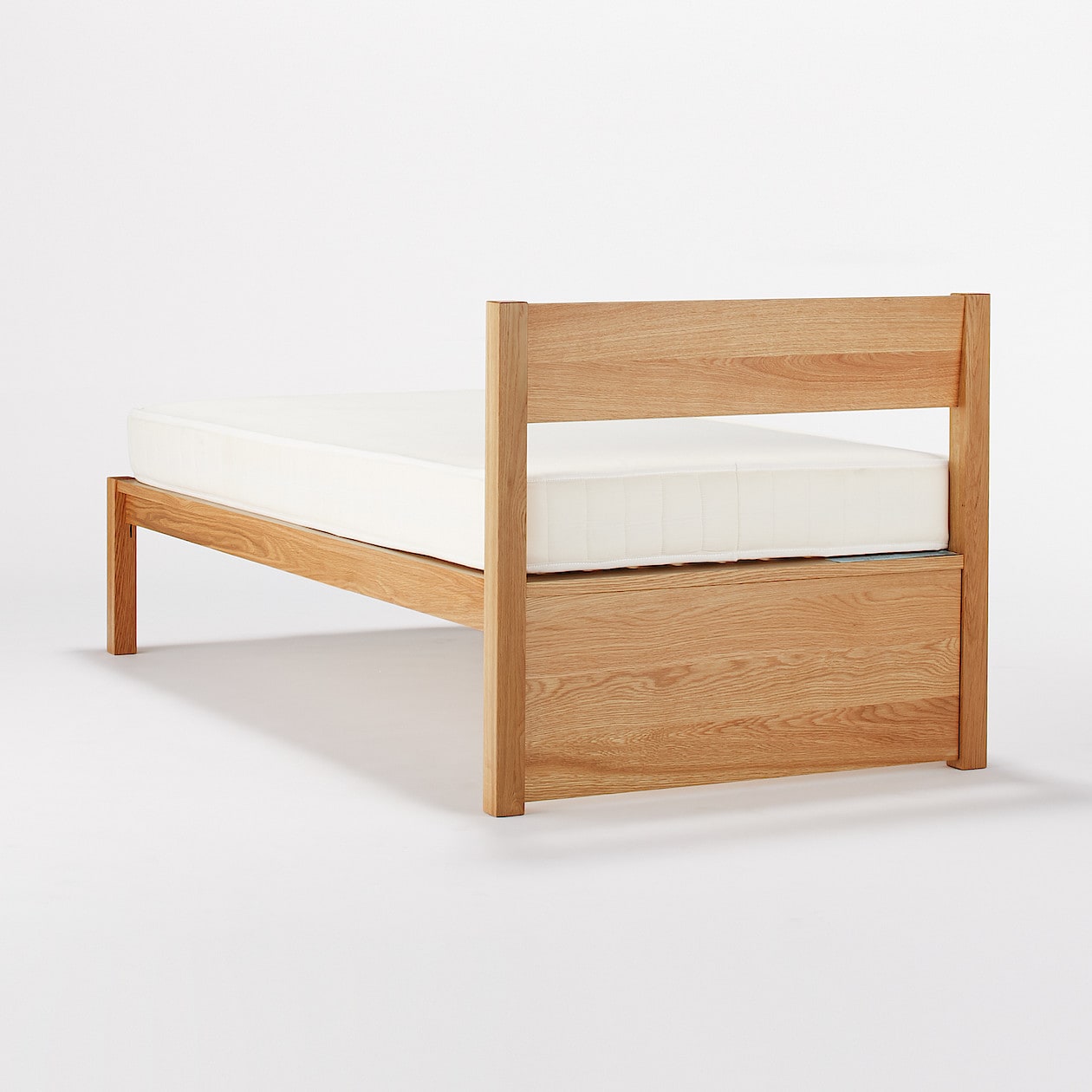 木製ベッド・オーク材・シングル