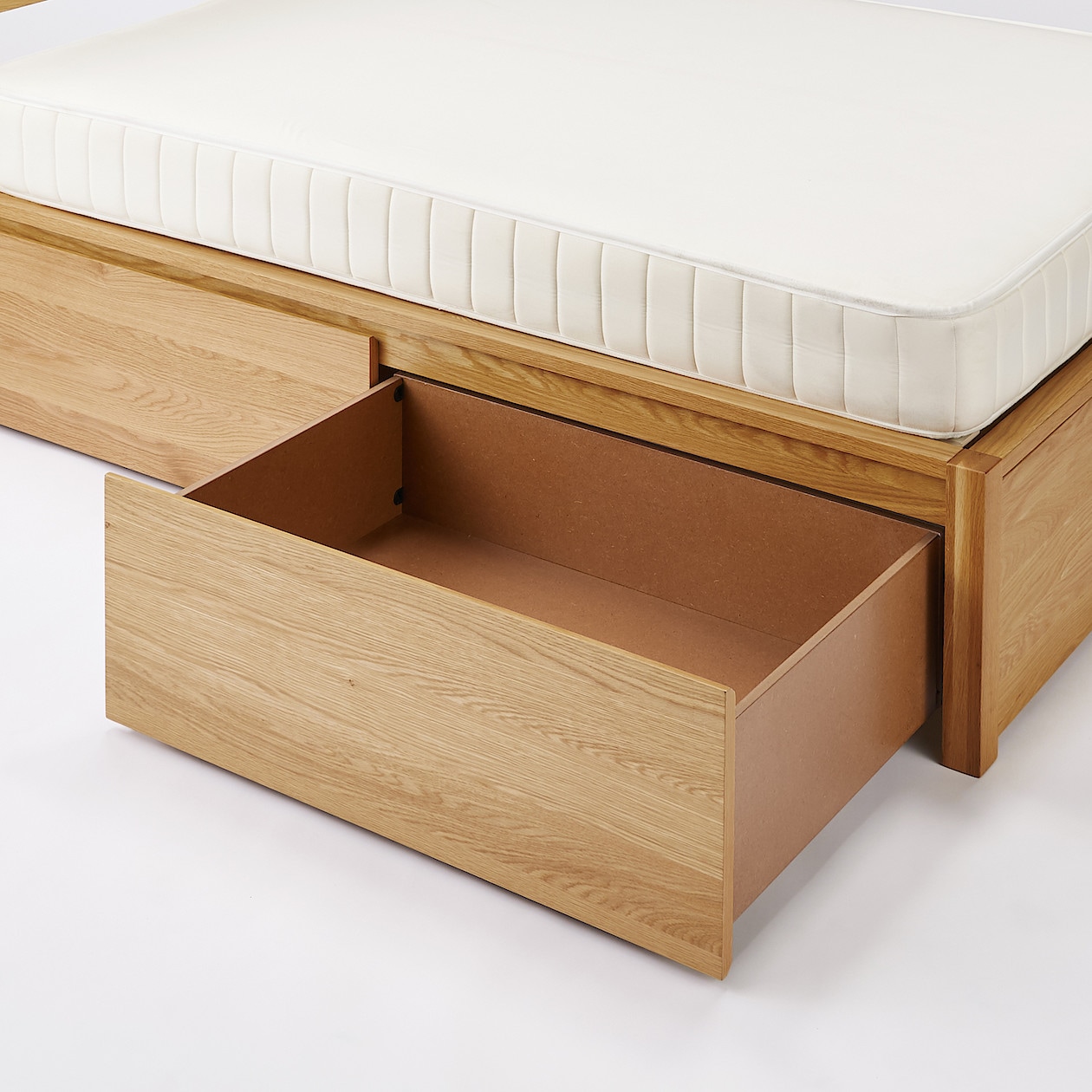 木製ベッド・オーク材・シングル