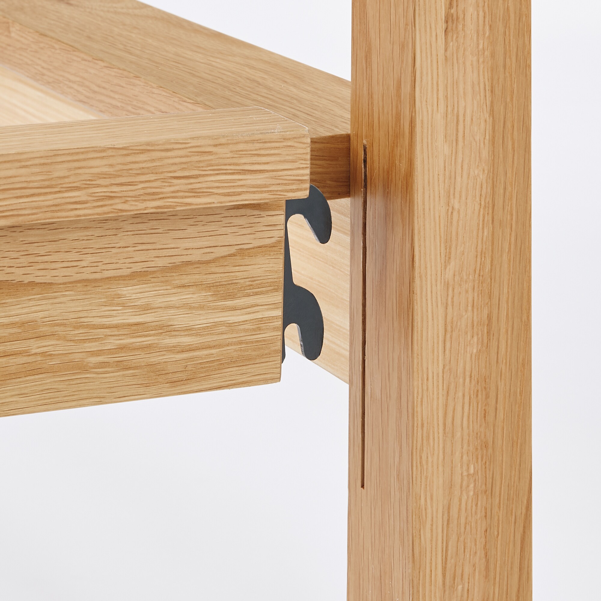 木製ベッド・オーク材・セミダブル