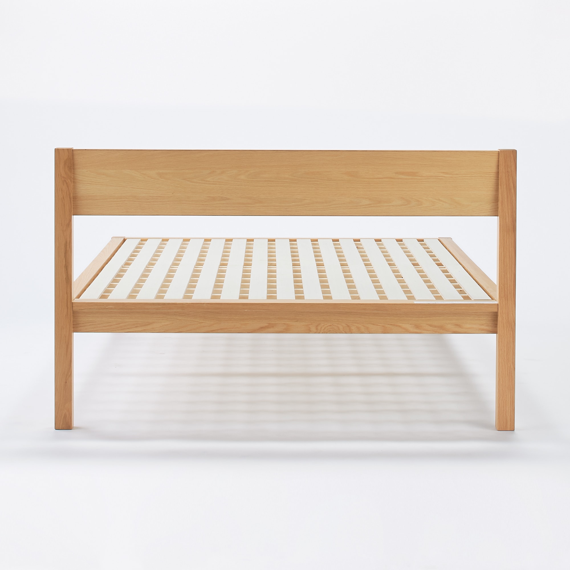 木製ベッド・オーク材・ダブル