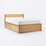 木製ベッド・オーク材・ダブル