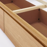 木製ベッド・オーク材・ダブル