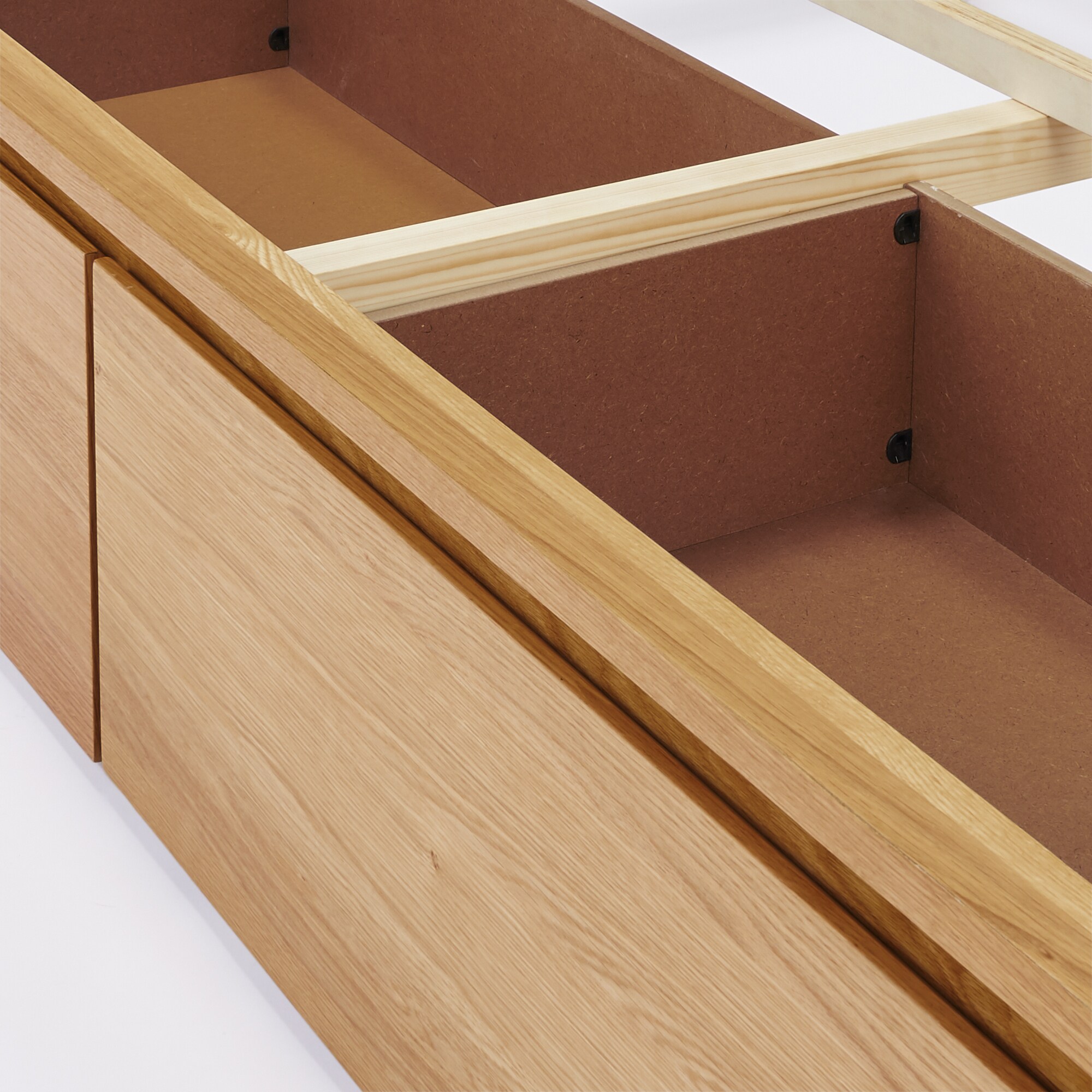 木製ベッド・オーク材・ダブル