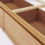 木製ベッド・オーク材・クィーン