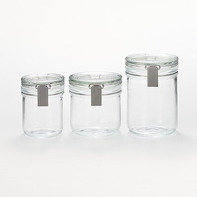 ソーダガラス密封ビン 約７５０ｍｌ 保存容器 通販 無印良品