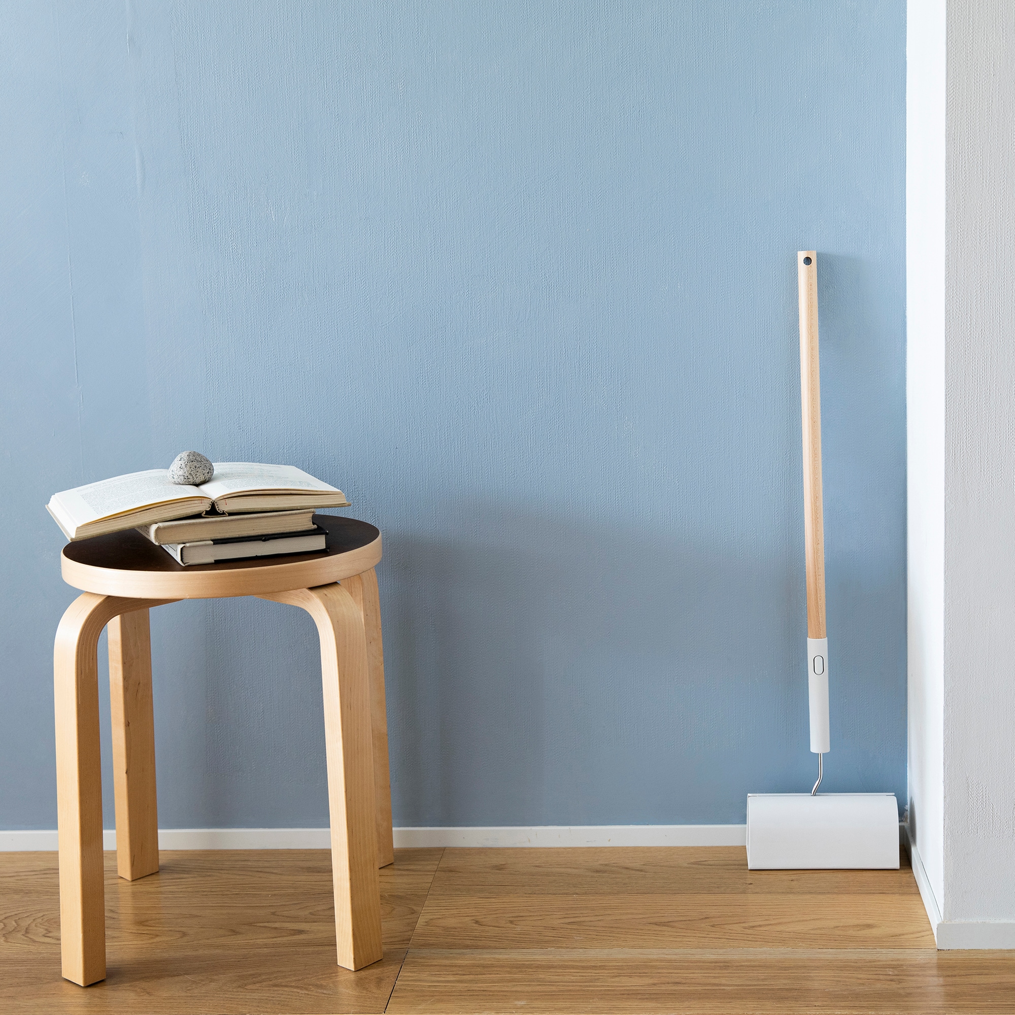 ヘッドが付け替えられる　木製ショートポール