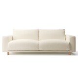 ソファ本体　洗いざらしの綿帆布カバー