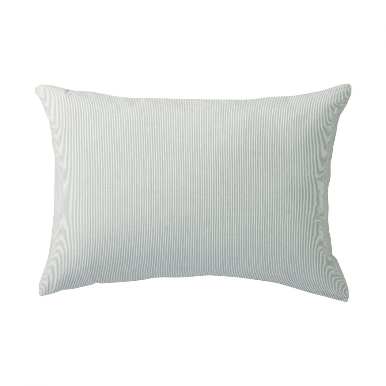 綿洗いざらしまくらカバー グレーストライプ ５０ ７０ｃｍ用 素材で選ぶ 布団 寝具 通販 無印良品