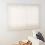 ポリエステルななこ織麻調プレーンシェード用生地／ライトベージュ