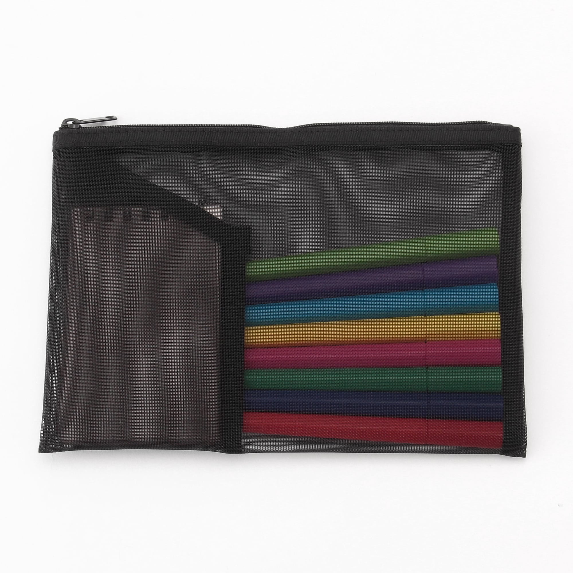 ナイロンメッシュケース・ポケット付き