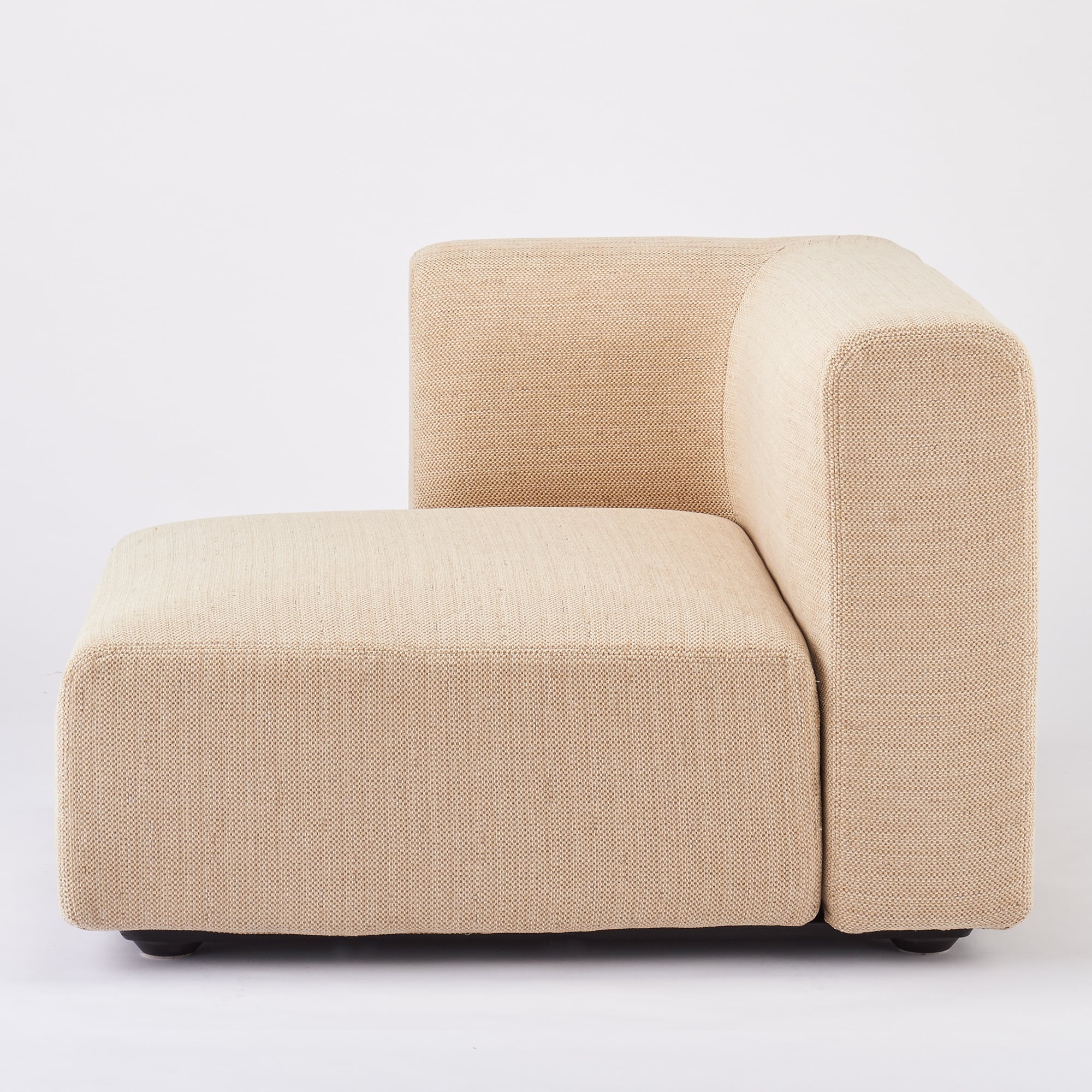 MUJI 無印良品 ユニットソファ ハーフアーム付 大 右 カバー付 綿100% 綿ポリエステル変り織ユニットソファ・ハーフアーム・大（右）用カバー