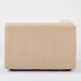 綿ポリエステル変り織ユニットソファ・ハーフアーム・大（右）用カバー／ベージュ