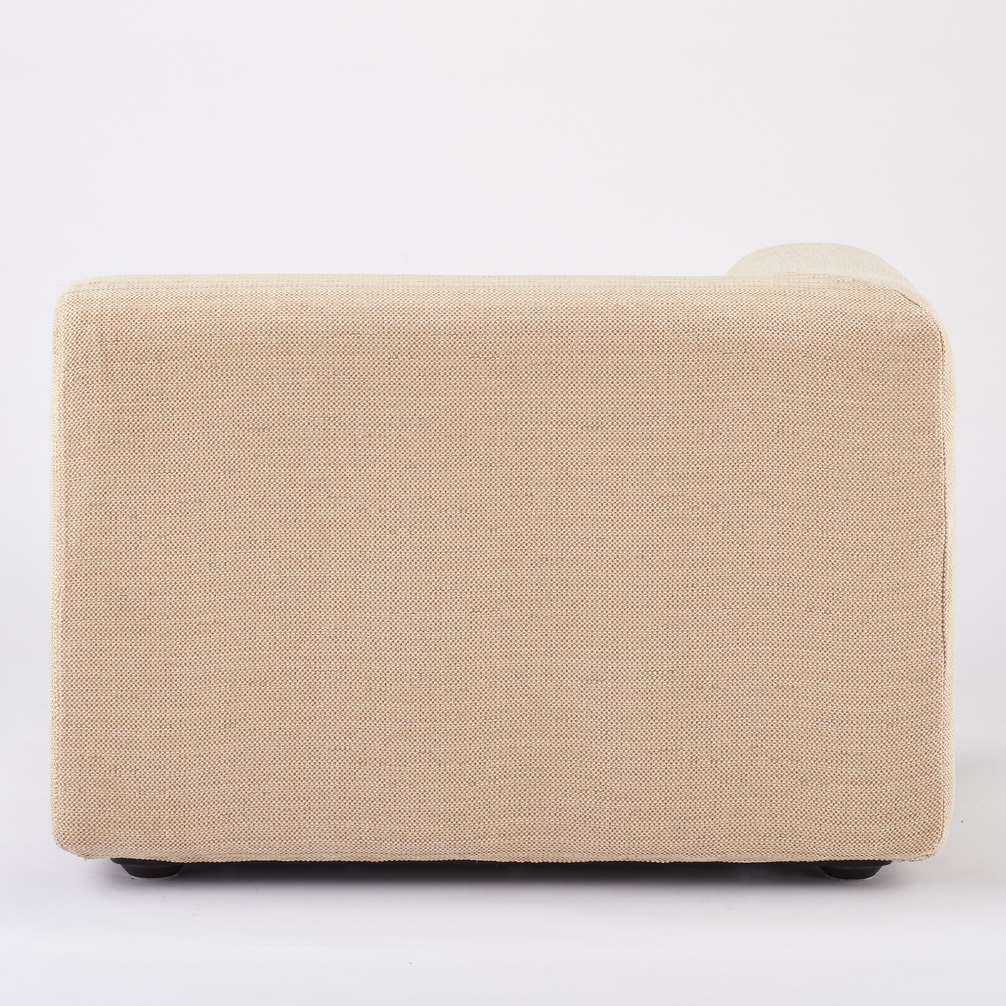 綿ポリエステル変り織ユニットソファ・ハーフアーム・大（右）用カバー／ベージュ