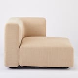 綿ポリエステル変り織ユニットソファ・ハーフアーム・大（左）用カバー／ベージュ