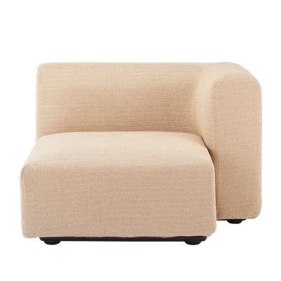 【カバー】綿ポリエステル変り織ユニットソファ・ハーフアーム・大（左）用カバー／ベージュ