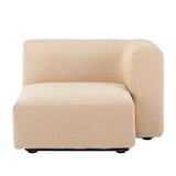 綿ポリエステル変り織ユニットソファ・ハーフアーム・大（左）用カバー／ベージュ