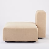 綿ポリエステル変り織ユニットソファ・ハーフバックレスト・大用カバー／ＢＥ