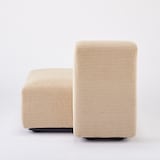 綿ポリエステル変り織ユニットソファ・ハーフバックレスト・大用カバー／ＢＥ