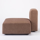 綿ポリエステル変り織ユニットソファ・ハーフバックレスト・大用カバー／ＢＲ