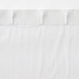 綿ボイルノンプリーツカーテン／ベージュ